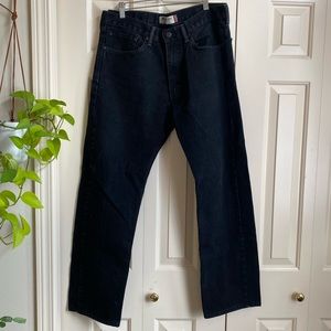 Men’s Faded Black 505 Levis size 34 x 32